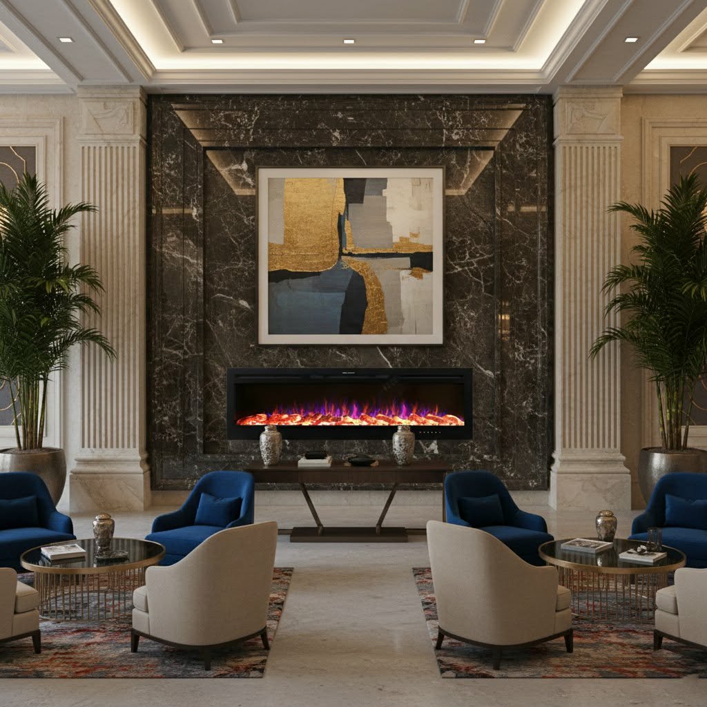 Električni kamin Masomi Adeli 72 - ugradni