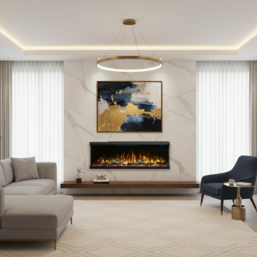 Električni kamin Masomi Epsylon 50 - ugradni/samostojeći