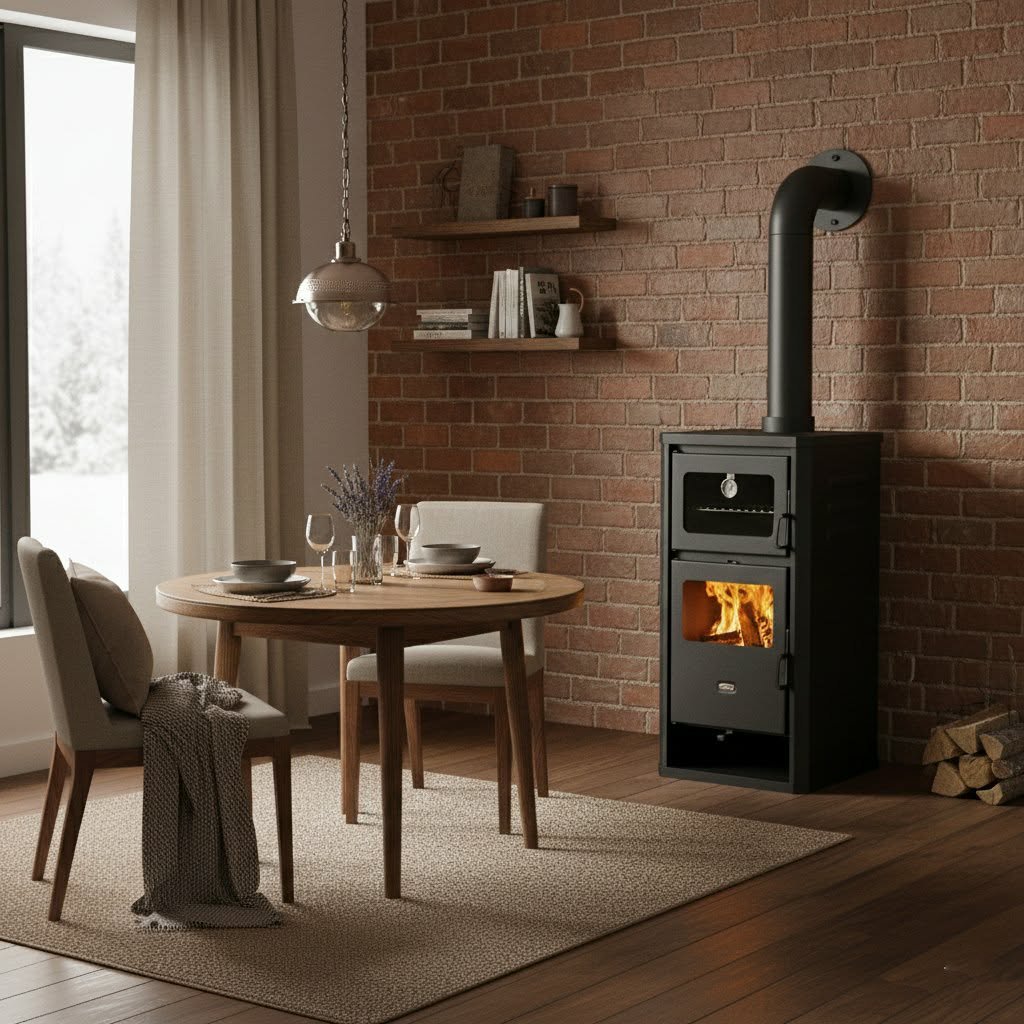 Prity FM D - ekološka peć sa rernom za 60m2