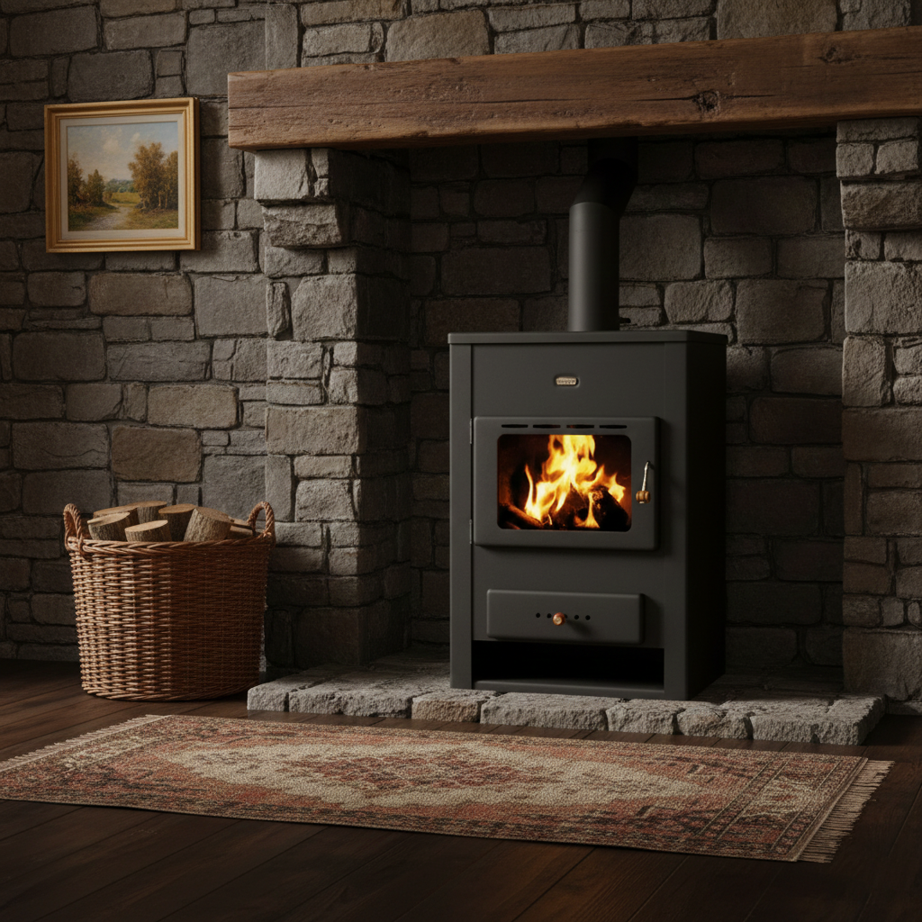 Peć na drva za grejanje do 60m2 - Prity K13