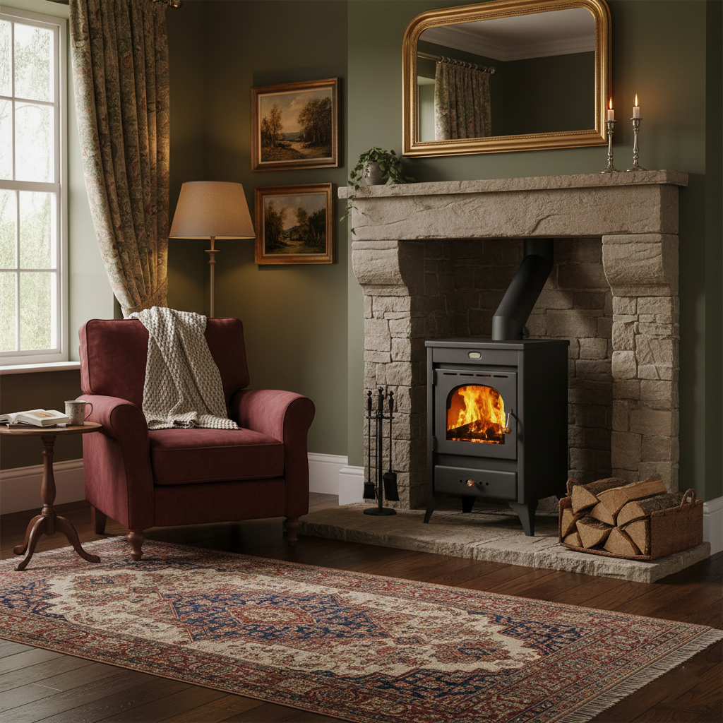 Peć na drva Prity K1 Retro - grejanje do 45 m2