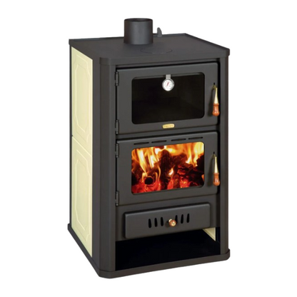 Peć sa rernom za etažno grejanje 105m2 - Prity FGV15