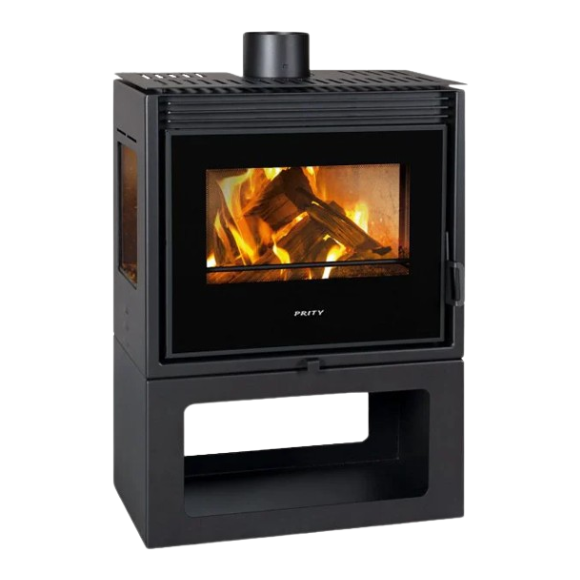 Kamin na drva Prity PM3 TV - samostojeći