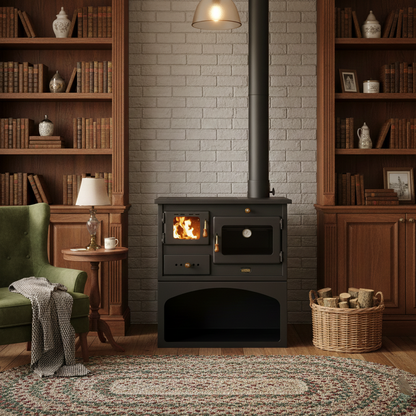 Šporet na drva za 50m2 - Prity 1P34