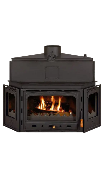 Kamin za etažno grejanje Prity ATC V20 - ugaoni, gusani front