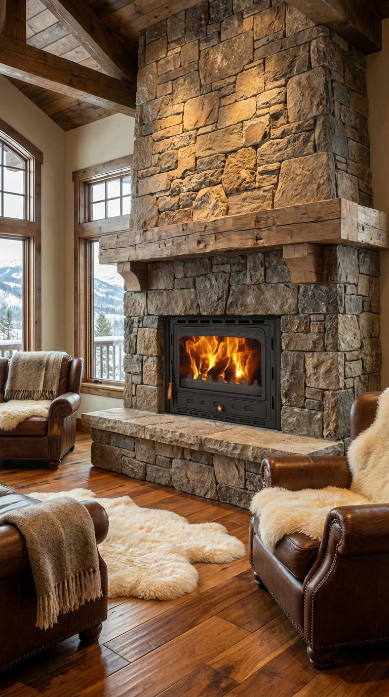 Kamin na drva Prity C - ugradni