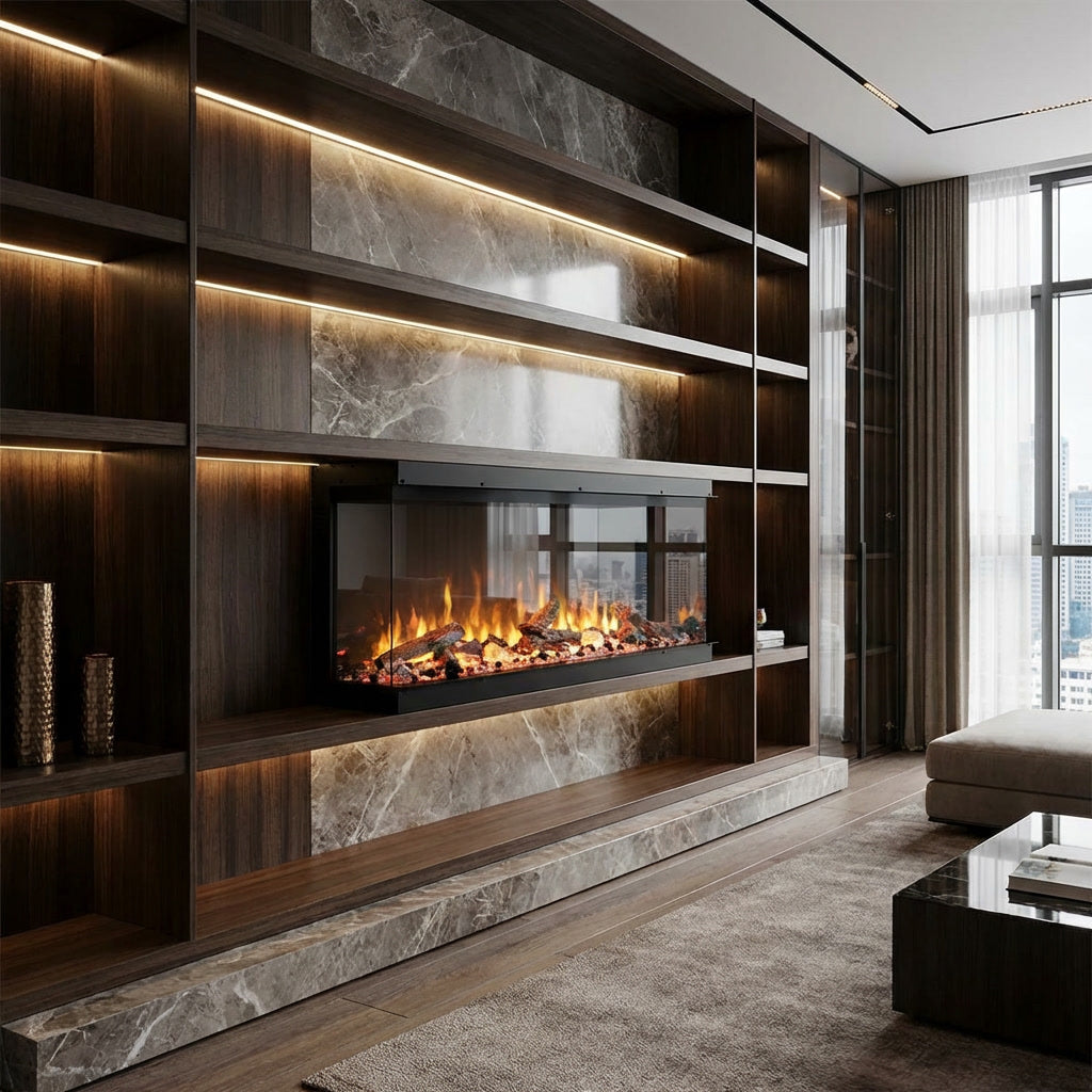 Električni kamin Masomi Epsylon 42 - ugradni/samostojeći