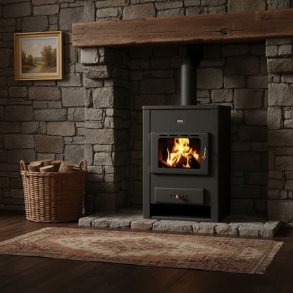 Peć na drva za grejanje do 60m2 - Prity K13