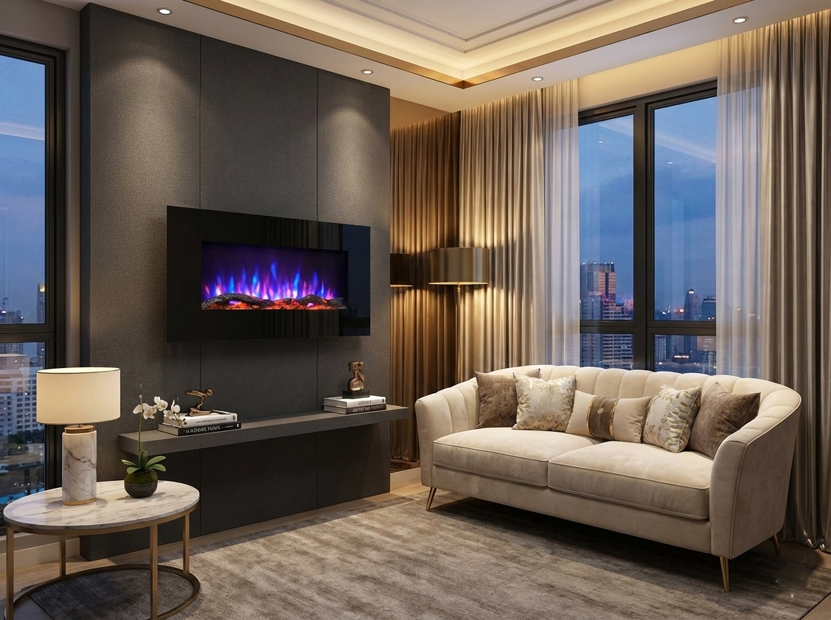 Električni kamin Masomi Madrid 36 - nazidni