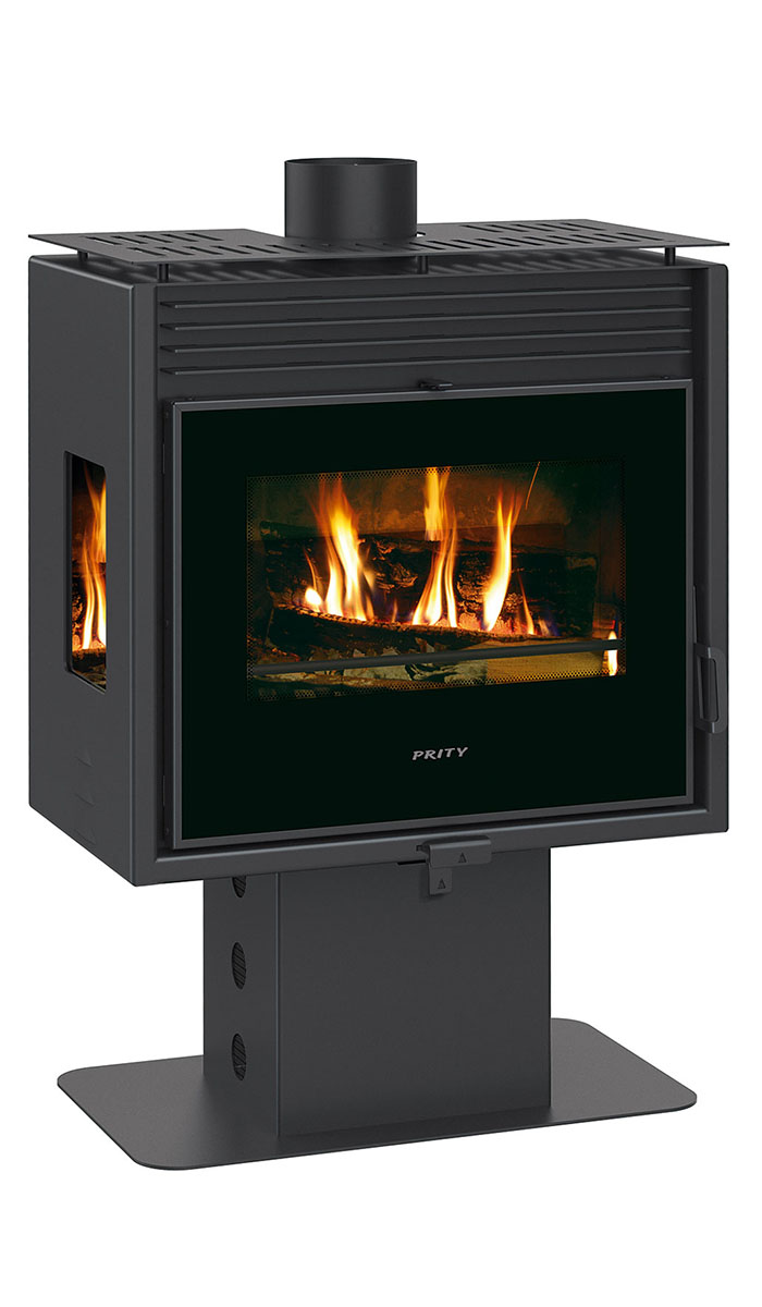 Kamin na drva Prity PM3 LTV - samostojeći