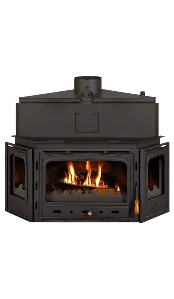 Kamin za etažno grejanje Prity ATC V20 -  ugaoni, gusani front