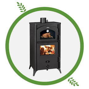 Prity FG RD - ekološka peć sa rernom za 75m2